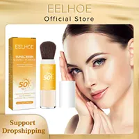 EELHOE-polvo de acabado para maquillaje, Control de aceite, resistente al agua, larga duración, mate Pa++ Spf 50 para protección solar facial, cosmético en polvo, 8g