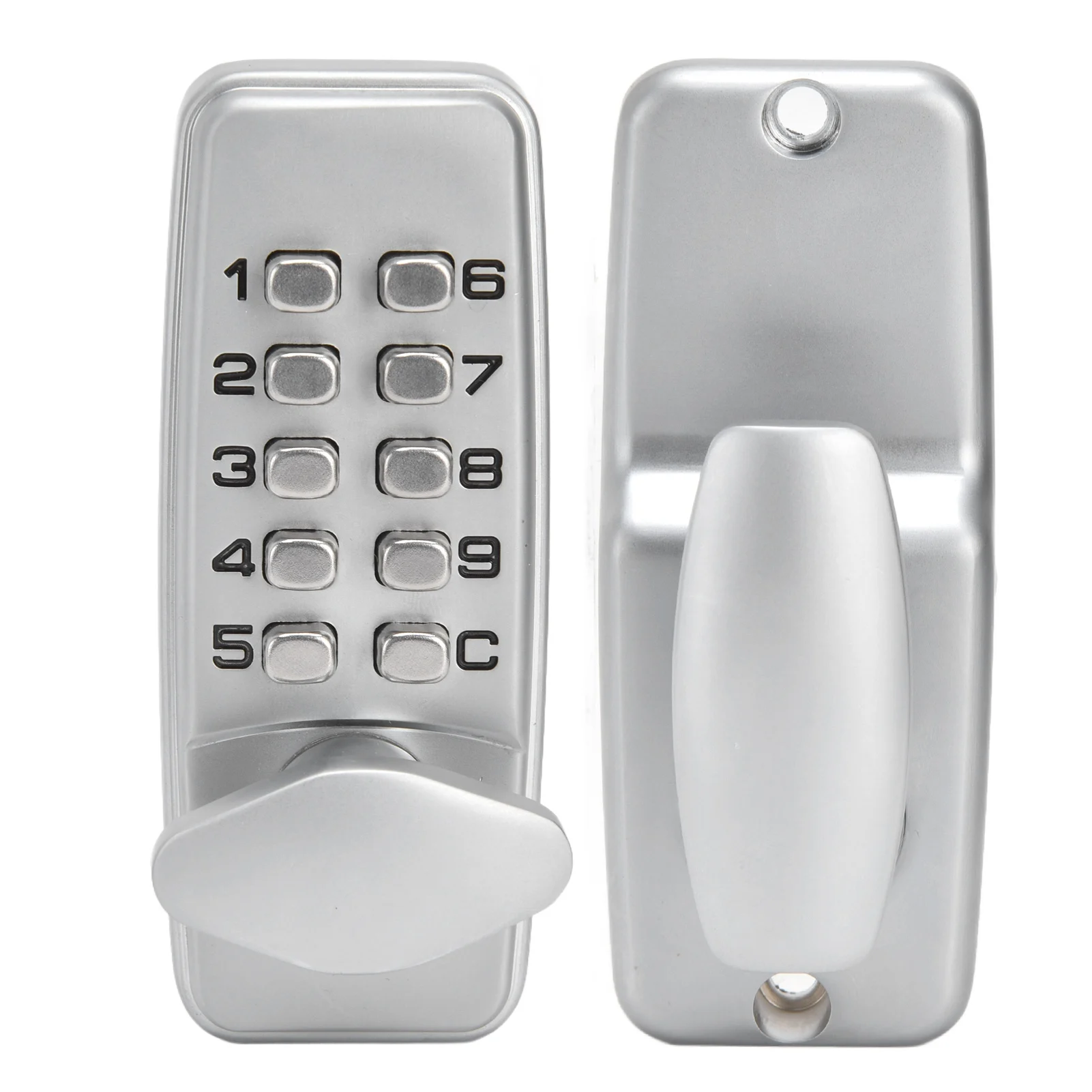 Mechanical Password Lock No Power Required Waterproof Fireproof Zinc Alloy Keyless Coded Lock Set for 30-60mm Door Thickness