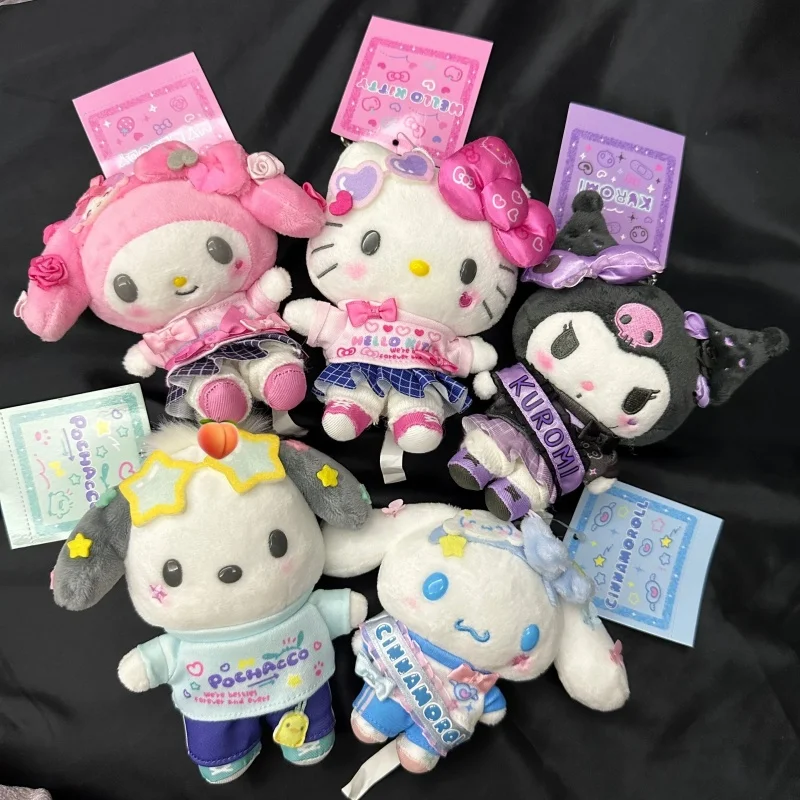 kawaii-12cm-espumante-ola-kitty-dos-desenhos-animados-kuromi-meu-doce-piano-chaveiro-de-pelucia-jk-heisei-estilo-retro-melodia-brinquedo-de-pelucia-pingente