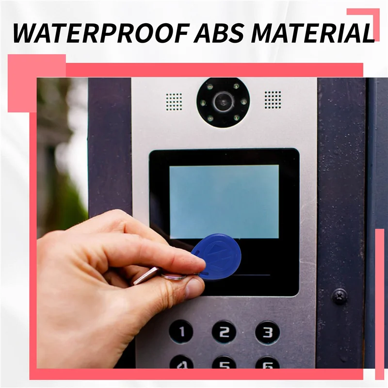 -A26M 50Pcs 125 Khz Proximity ID Card RFID Keyfob Access Control Key For Door Entry Access Control System TK4100
