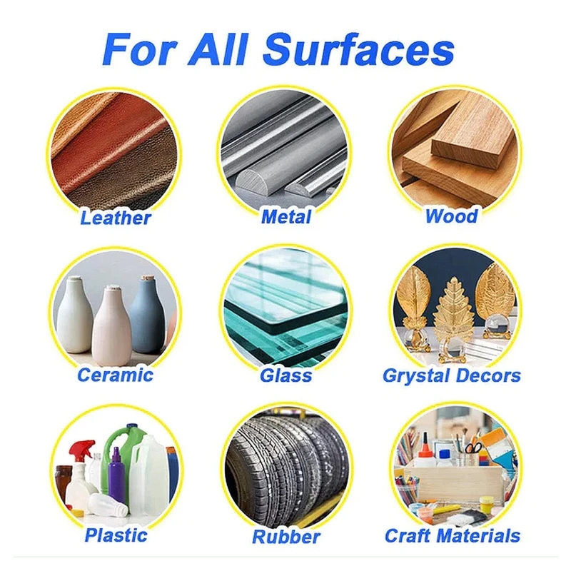 2023 novas super colas, resistentes à água à temperatura para reparo vidro