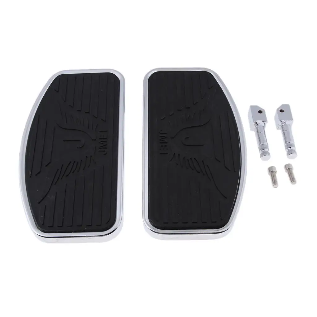 

Folding Motorcycle Foot Peg Pedal Floorboard Black Metal Rest Accessory for Suzuki Intruder 800 Honda VTX 1300