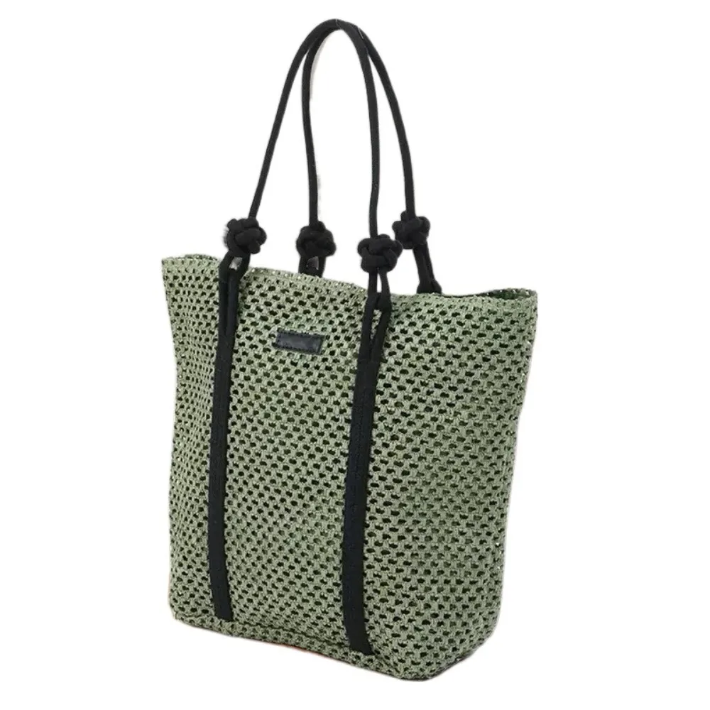 

Плетеные соломенные сумки ручной работы, вместительные, на молнии, пляжные сумки-тоут с верхней ручкой, однотонные, для покупок, для отпуска