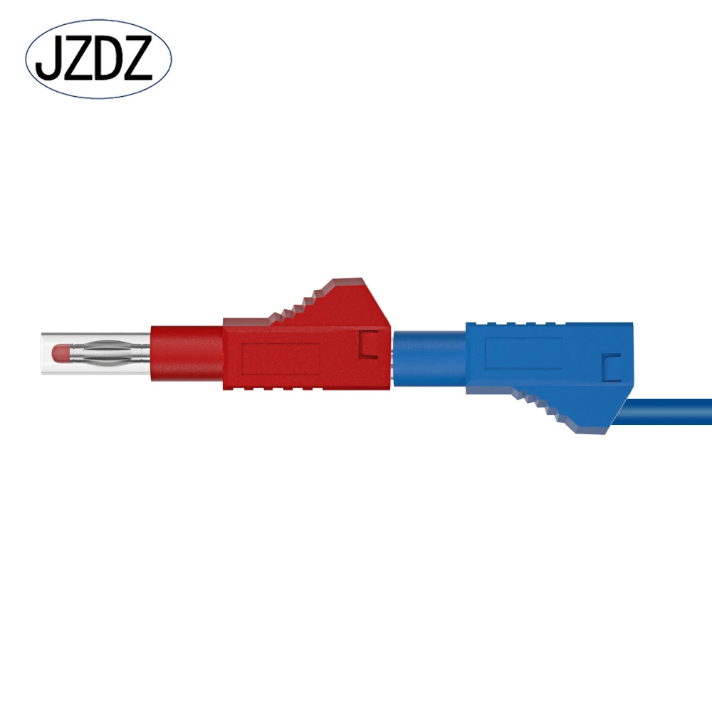 JZDZ 10pcs 4mm Banana Plug Safety Retractable Stackable Male Banana Plug Electrical connectors DIY assembly Tools J10043Z
