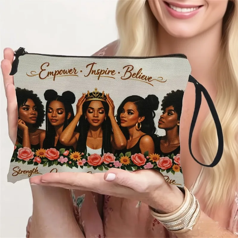 African Women'S Power And Elegance Fashion Makeup Bag 