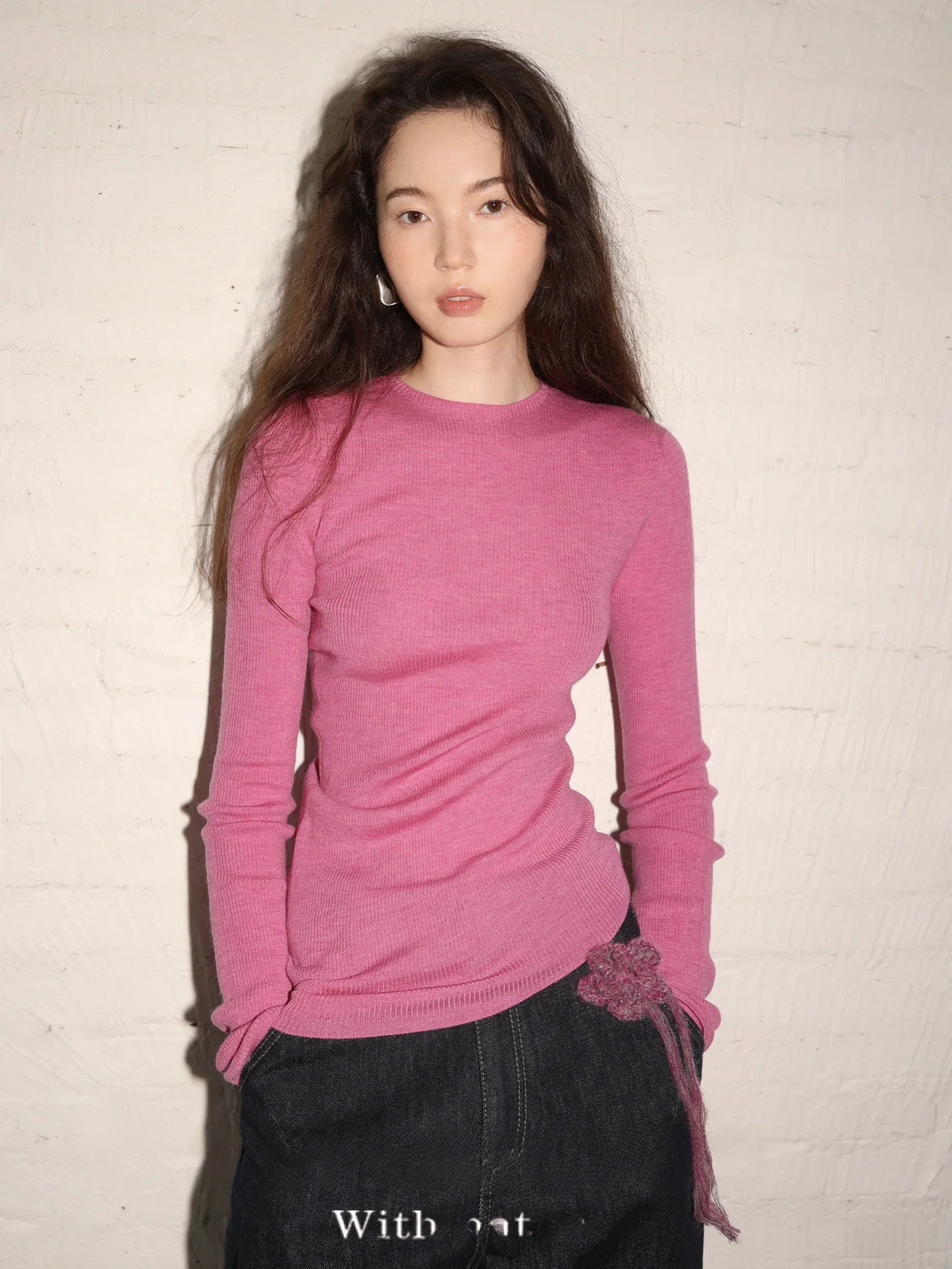 

Женский вязаный свитер Biella Ultrine из мериносовой шерсти с длинным рукавом, мягкий, повседневный, базовый слой