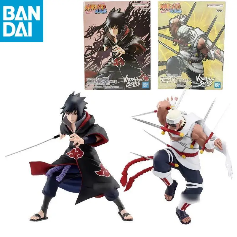 

BANDAI Original BANPRESTO NARUTO Vibration Stars Hawks Uchiha Sasuke IV Killer Bee Anime Action Figures Model Toys Gift for Kids