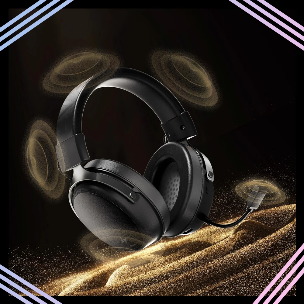 

ATK Neptune N9 Pro/N9 Ultra Наушники 4-режимная беспроводная гарнитура с низкой задержкой ENC 1500 мАч 53 мм Динамический драйвер Наушники Аксессуары для ПК