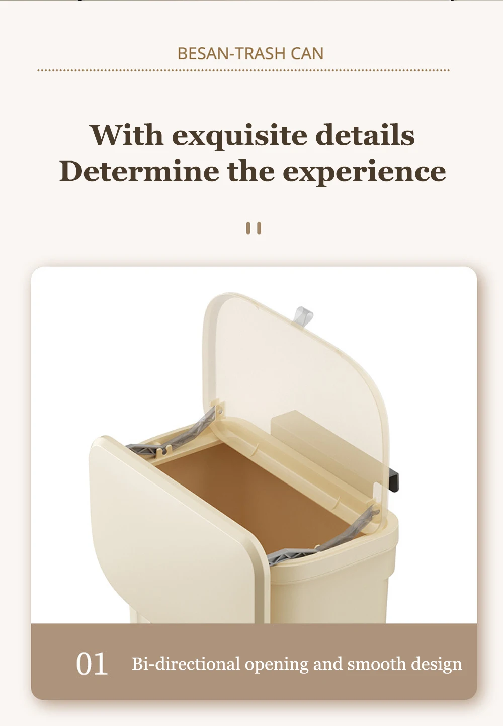 8.5/12L Hanging Trash Can For Kitchen Cabinet Door Wall Mounted Recycling Garbage Basket with Lid Bathroom Kitchen Accessories