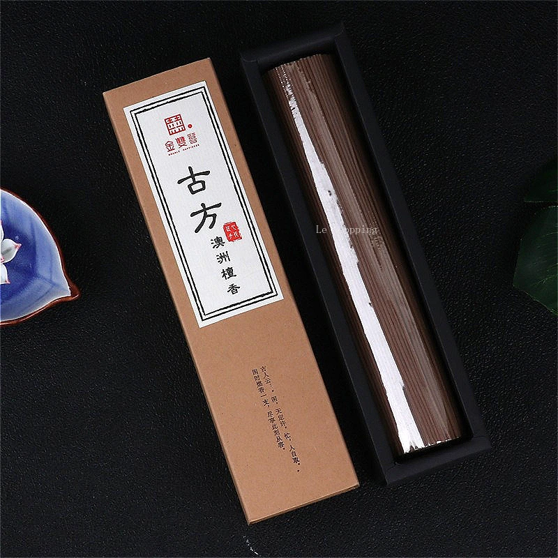 21cm Incense Sticks Australian Sandalwood Temple Worship of Buddha Home Indoor Purify The Air Remove Odors Calm Mind Joss Stick
