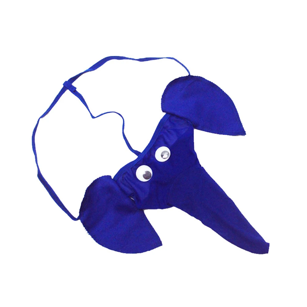 New Mens Mesh Elephant Nose Thongs Bikini Underwear G-String Briefs Pouch Panties Underpants See Through Temptation Men's T-back