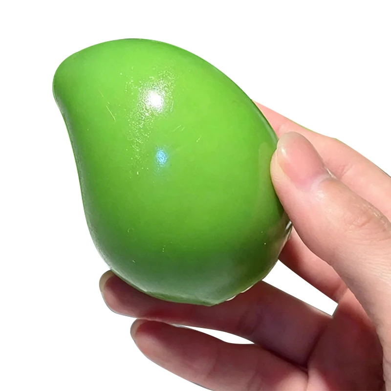 Ultra Soft Temperature Changing Mango Handmade Ball decompression Squeeze Toy Squishy Toy ASMR Decompression Relaxation Toy Gift