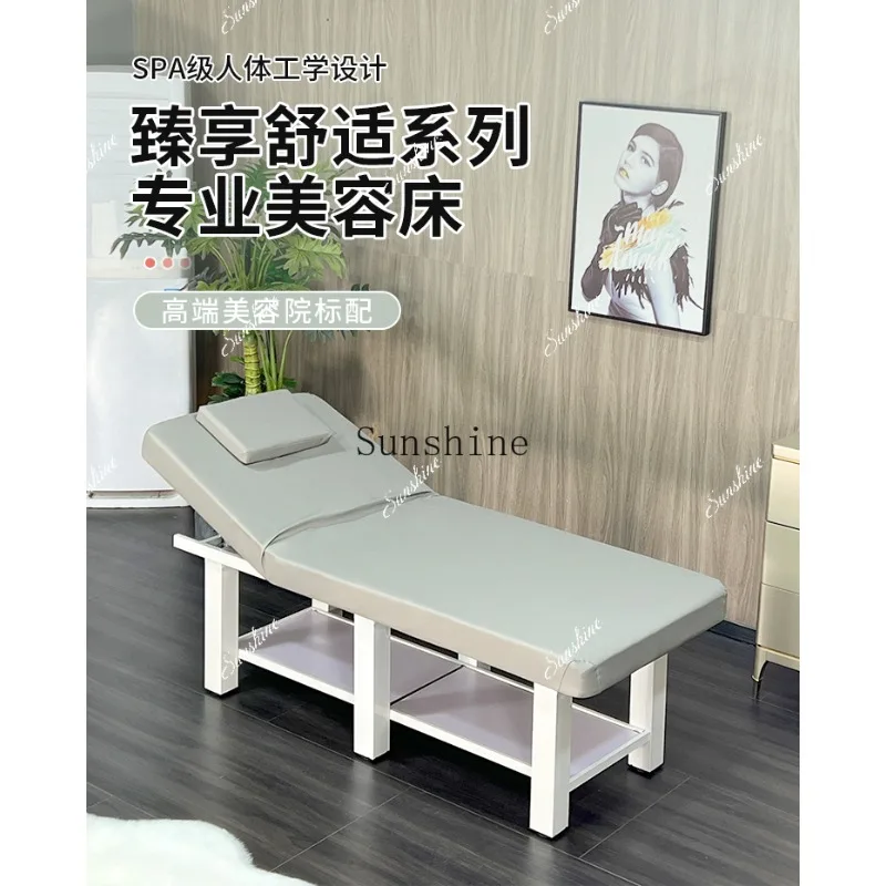 Lifting beauty salon special care full body massage physiotherapy bed waterproof fabric FT