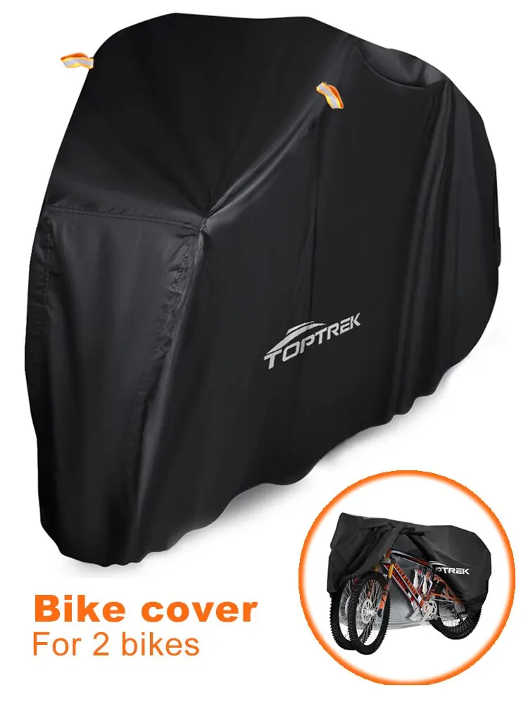 AliExpress Toptrek Bike Cover Outdoor Storage Waterproof Anti-UV 210D Oxford High Quality Covers for Bicycles Rain Snow Dust Protective