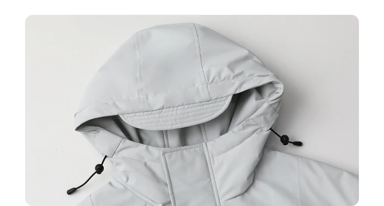 CHIC VEN Women Down Jacket Loose Outdoor Stand Up Collar Hooded 90 White Duck Down Lady Sport Coat Winter 2024 Female Clothing