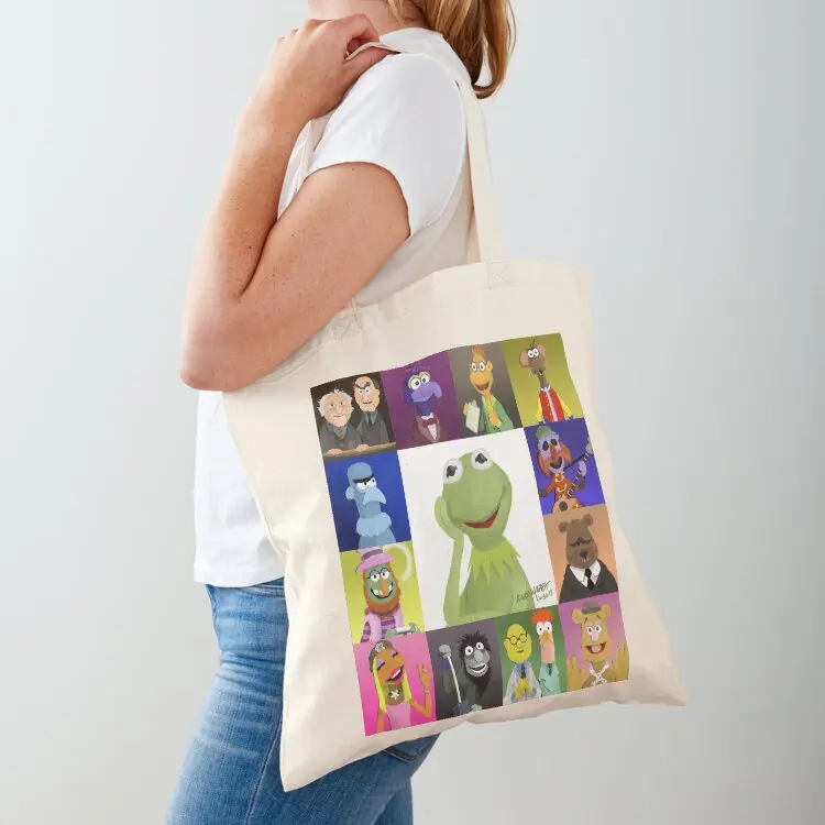

The Muppets Tote Bag bags woman 2025 custom bags Beach bag Canvas stote bag