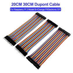 20CM 30CM Dupont Cable Female to Female Male to Male M to F 1p-1p Jumper Wire Dupont Lines for Arduino Electronic DIY Pi5 4 3 B+