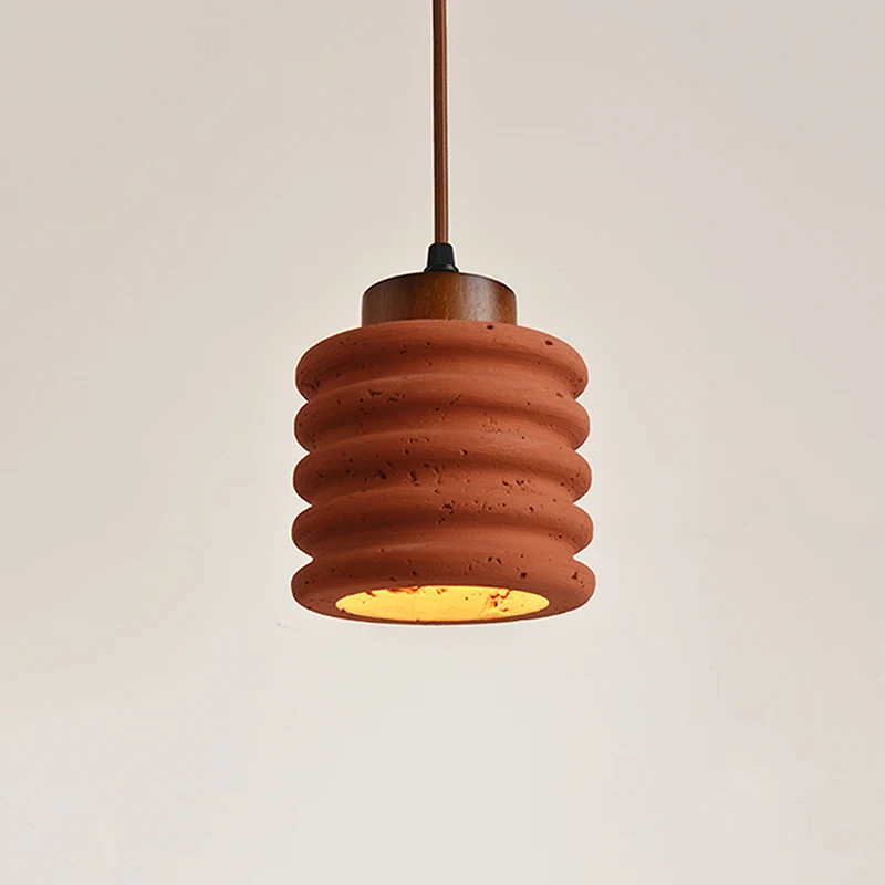 

Led Personalized Retro Pendant Lamp Modern Small Droplight Home Dining Room Bedroom Bedside Commercial Stone Decoration Lighting