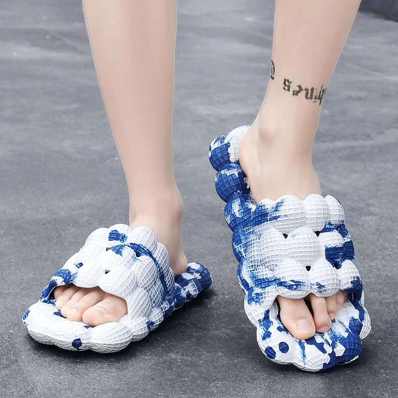 Man Cloud Slippers Beach Ladies Bubble Slides Men\'s Tap Shoes For Women Camouflage Flip Flops Eva Slipper Summer Sandals Tongs