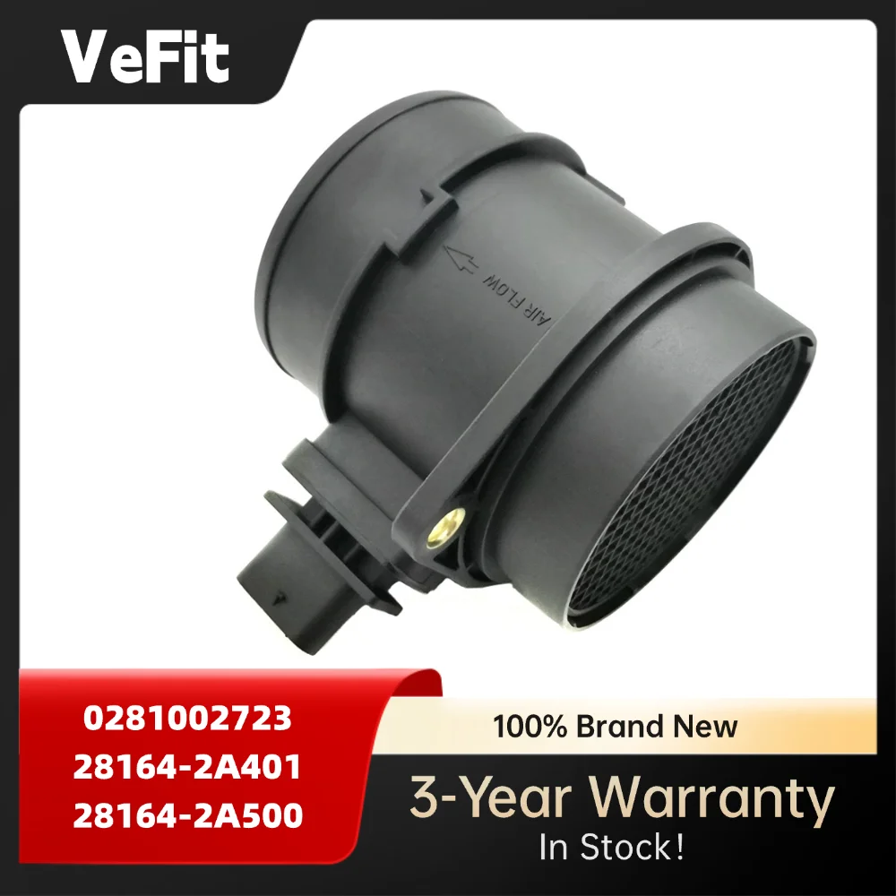 

MAF Sensor 0 281 002 723 281642A401 Fit for HYUNDAI ACCENT i30 TUCSON KIA SPORTAGE CEED 1.5L 1.6L 1.7L CRDi Diesel 2005-2023
