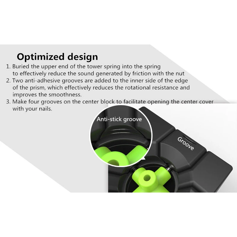 QiYiกระจกCube 3X3X3 Magic Cubeความเร็วCuboปริศนามืออาชีพCubo Magicoของเล่นเด็กกระจกบล็อก 3x3 Cube