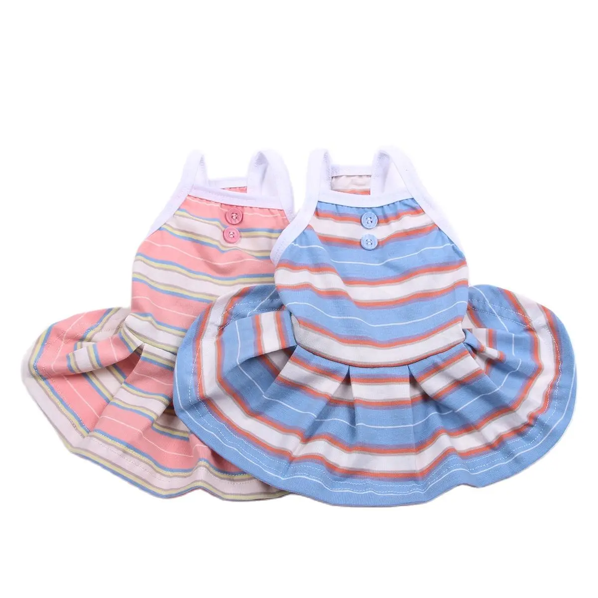 Dog Pet Clothes Dress Vest Striped Design Cat Puppy T-shirt Spring/Summer Clothes Apparel