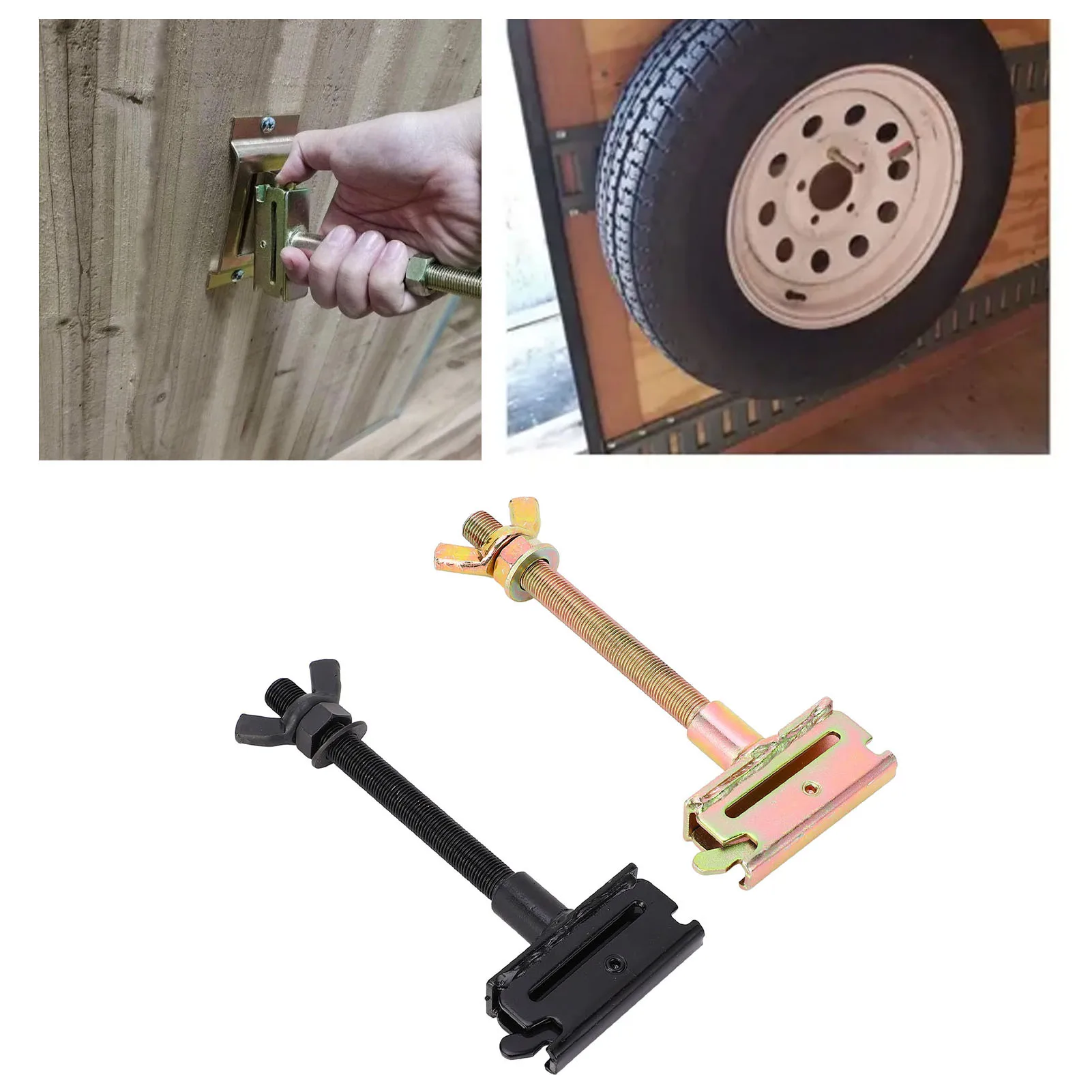 

1Pc 7inch E Track Spare Tire Holder Mount Zinc Galvanized Steel Trailer Mount Spare Wheel Carrier for Trucks Semis Garages