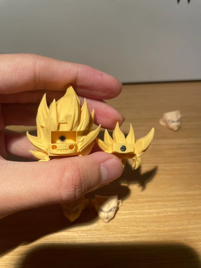 متوفر في المخزون جيس لعبة دراغون بول SHF سوبر سايا SSJ2 سون جوكو مجموعة إكسسوارات الرأس شخصيات أنيمي ألعاب مخصصة هدايا