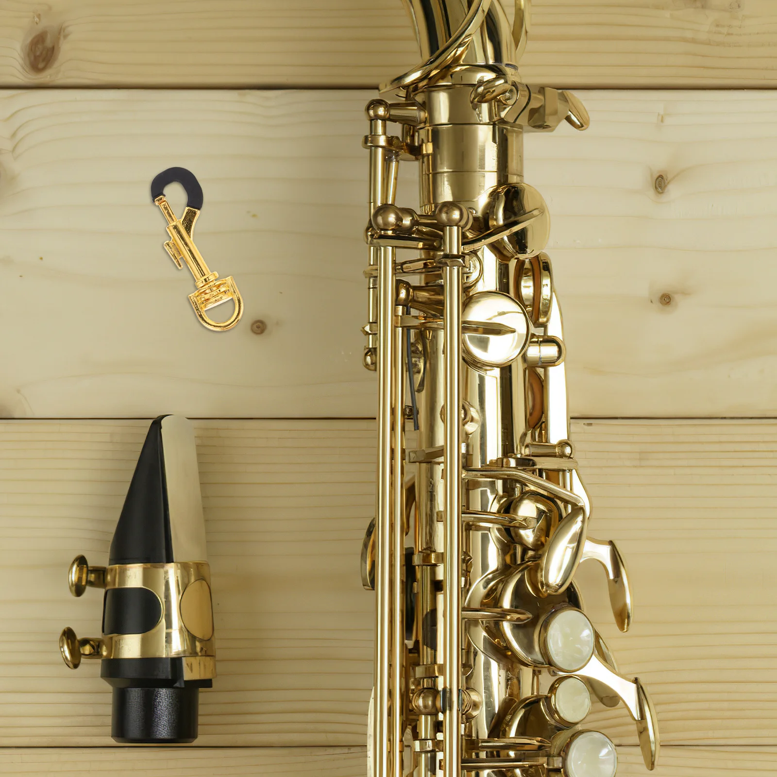 

5Pcs Saxophone Neck Strap Replacement Hooks Metal Swivel Clasps Quick Adjust Comfortable Performance Accessory