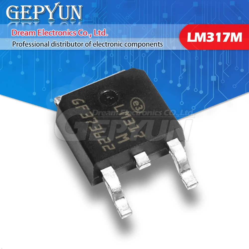 10PCS LM317M SOT252 LM317 TO-252 SOT LM317MDT LM317MDT-TR TO252 SMD new voltage regulator IC