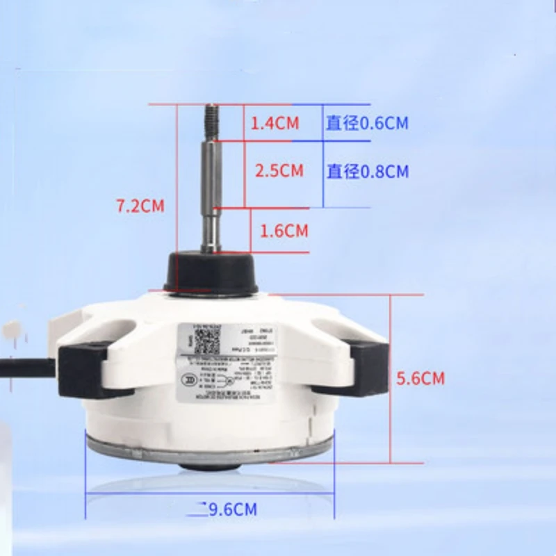 Air conditioning fan motor ZKFN34-10-1 WZDK-34-38GW brushless DC external fan