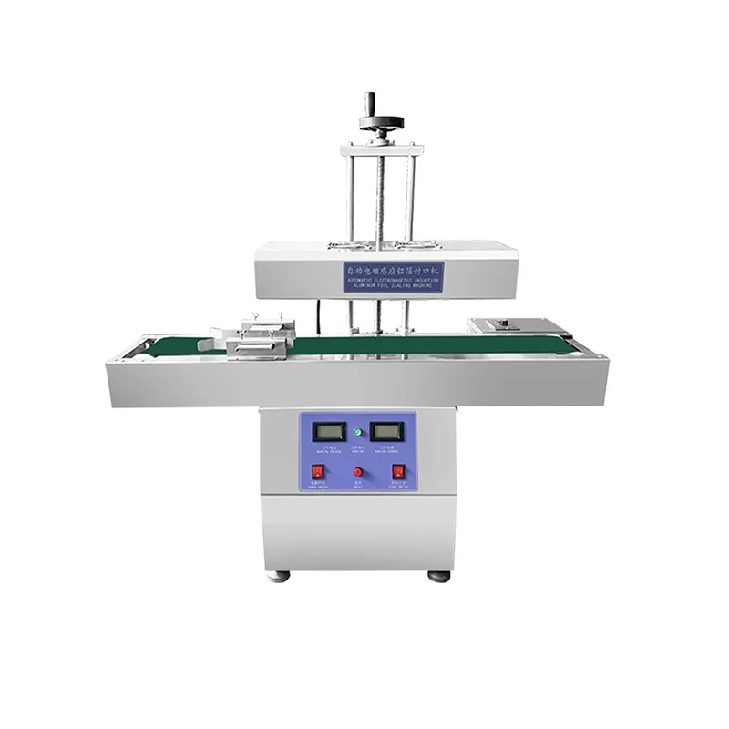 

Automatic aluminum foil sealing machine, small food plastic glass bottle mouth aluminum foil sealing machine