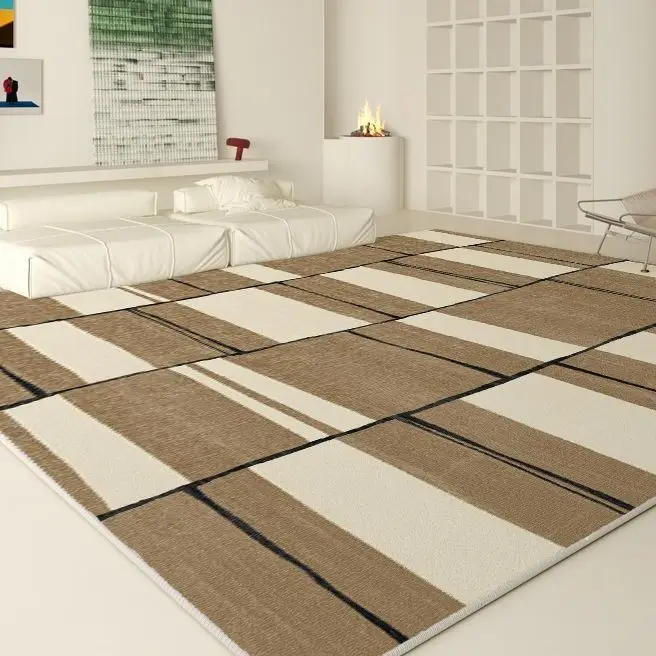 

Современный простой стиль, цветное украшение, домашний ковер, противоскользящий мягкий коврик для дивана, стола, большой размер, коврик для комнаты, легко чистится