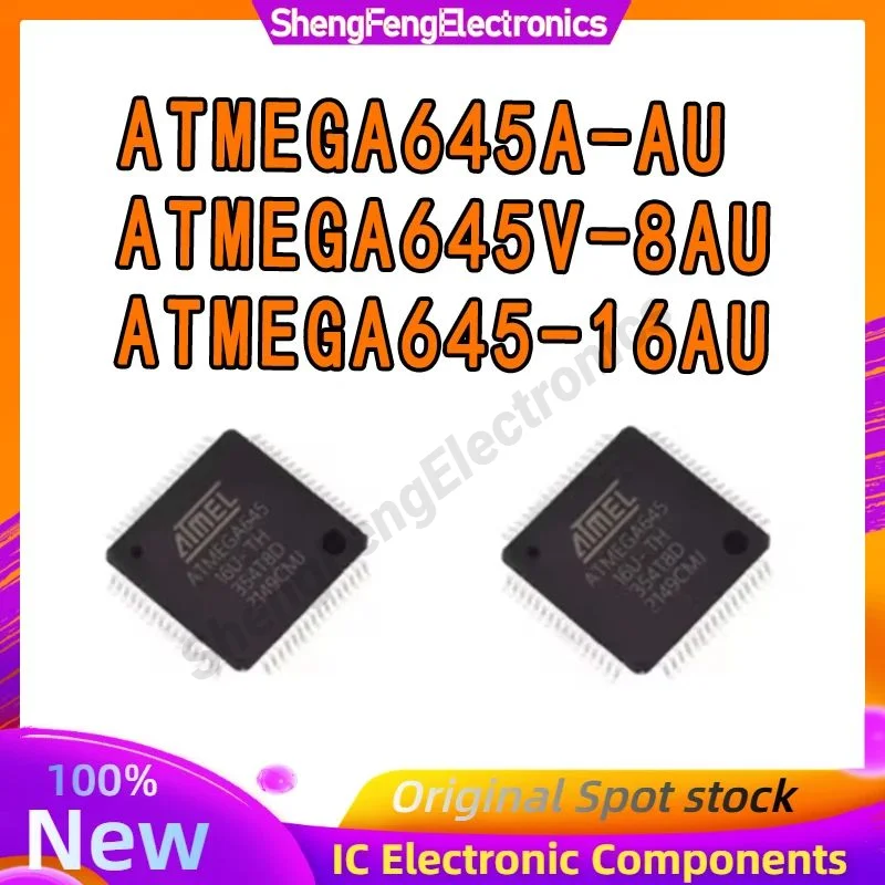 

ATMEGA645A-AU ATMEGA645V-8AU ATMEGA645-16AU ATMEGA IC Chip in stock