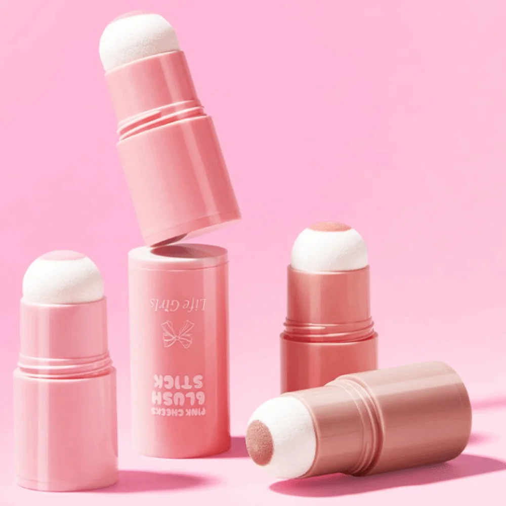 บลัชออนเนื้อครีมแบบแท่ง ติดทนนาน สีธรรมชาติ เนื้อกำมะหยี่ ใช้งานได้หลากหลาย ทาง่าย สีแมทท์ ความอิ่มตัวต่ำ
