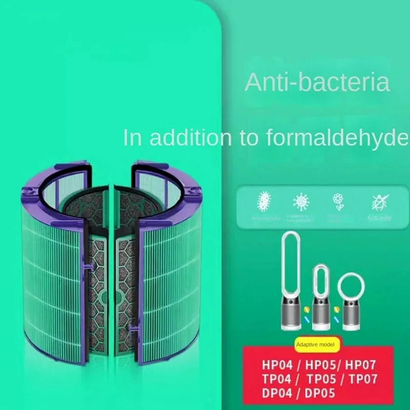 Carbon Filter For Dyson TP/HP/04/05/07, DP04/05 Pure Cool Hepa Purifier Sealed 2 Stage 360 Degree Filter System Parts