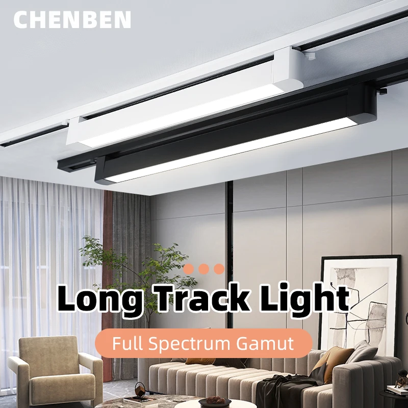 Track Light Home Decor Full Set Rail Track New Led Lamp Track Floodlight Shop Chandelier Lamp Bedroom House Rail Ceiling Light