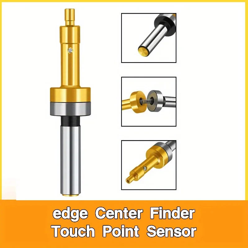 1pc Titanium Non-magnetic Mechanical Edge Finder Center Finder Touch Point Sensor for CNC Milling Lathe Machine Measurement Tool