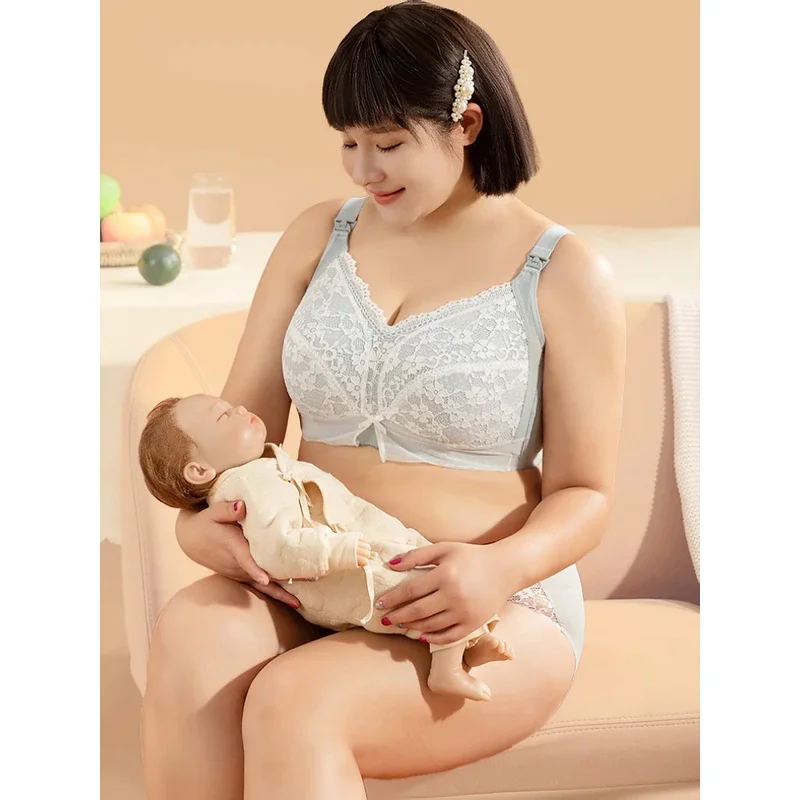 

Plus Size Breastfeeding Pregnancy Maternity Nursing Bra for Push Up Pregnant Women 75 80 85 90 95 100 105 110 D E F G H I J Cup