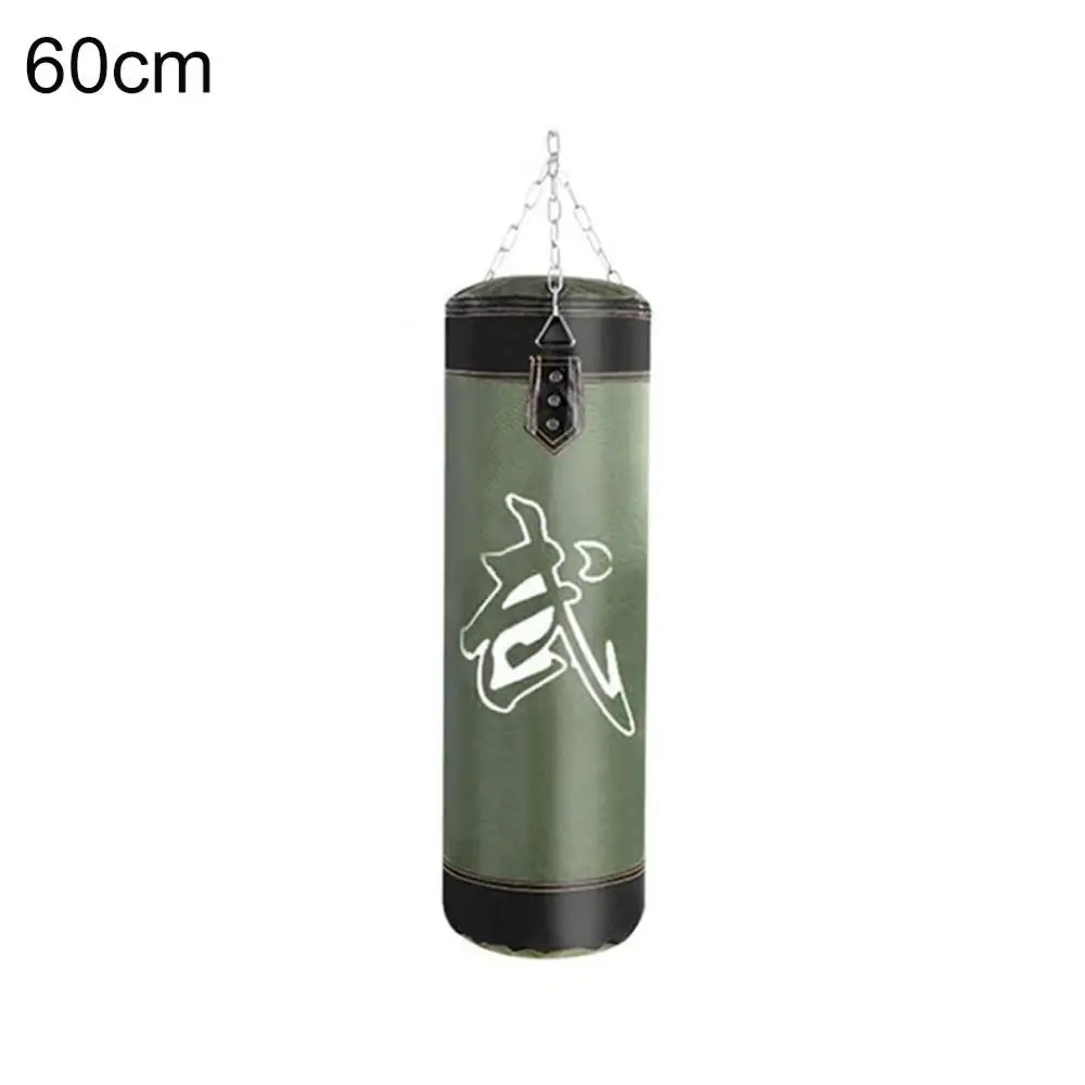 Thicken Empty Boxing Sand Bag Filling Strength Training Fitness Exercise Punching Sand Bag With Metal Chain Hook Carabiner