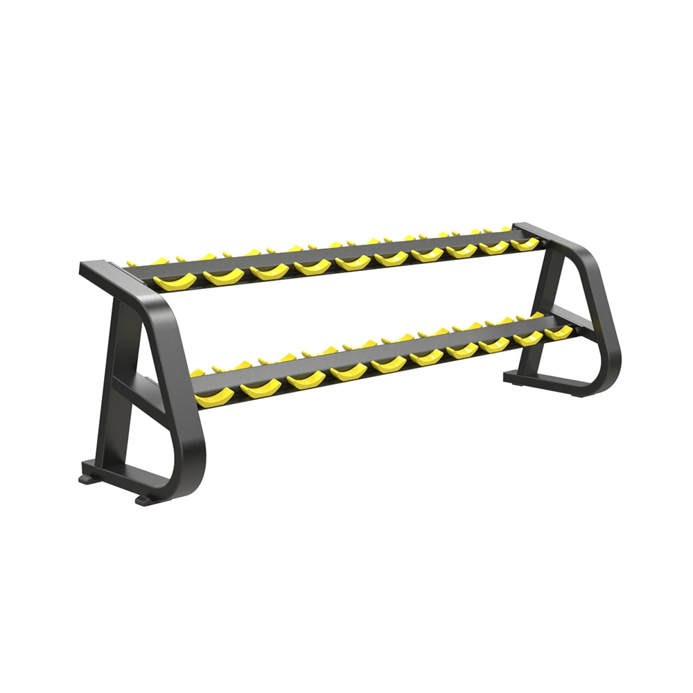 

Multifunctional Commercial Metal Dumbbell Rack With Cast Iron Frame, Sturdy Body For All People Fitness Daily Use