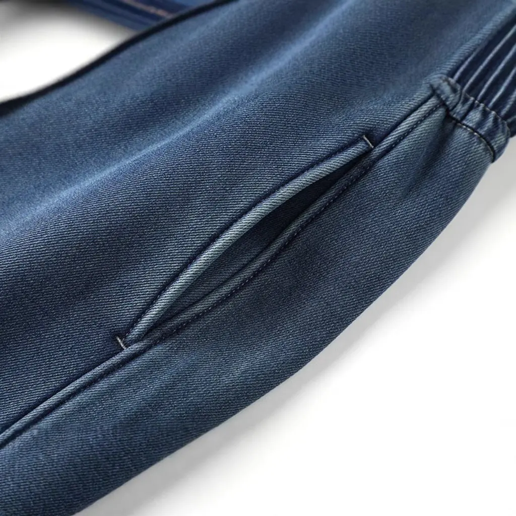 

Прямые джинсы с высокой талией для женщин, толстые зимние модные свободные облегающие джинсы в европейском и американском стиле, Новое поступление