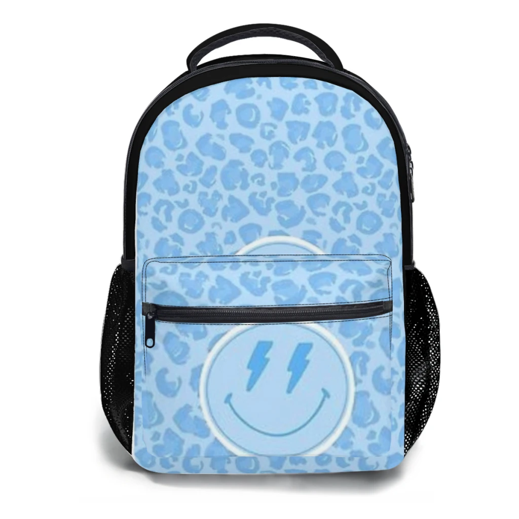 Impermeável alta capacidade mochila universitária, material escolar preppy, novo, moda feminina, meninos, 17"