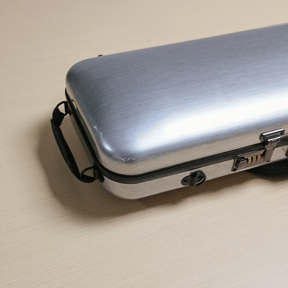 Oblong-カーボンファイバーバイオリンケース、4/4、楽譜バッグ付き