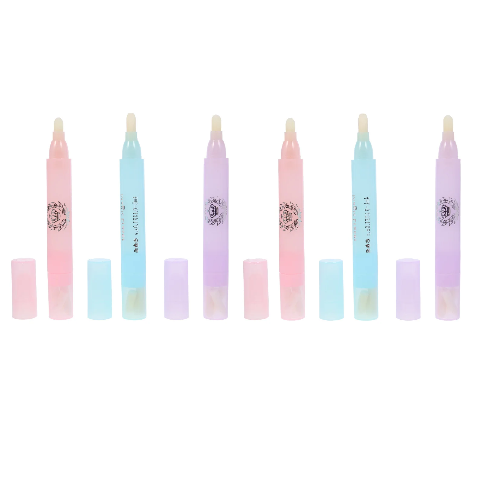 

6pcs Polish Remover Pens Manicure Correction Pen For Accurate Art Edges Cleaning Easy Grip Portable At Home Salon Use Great Gift