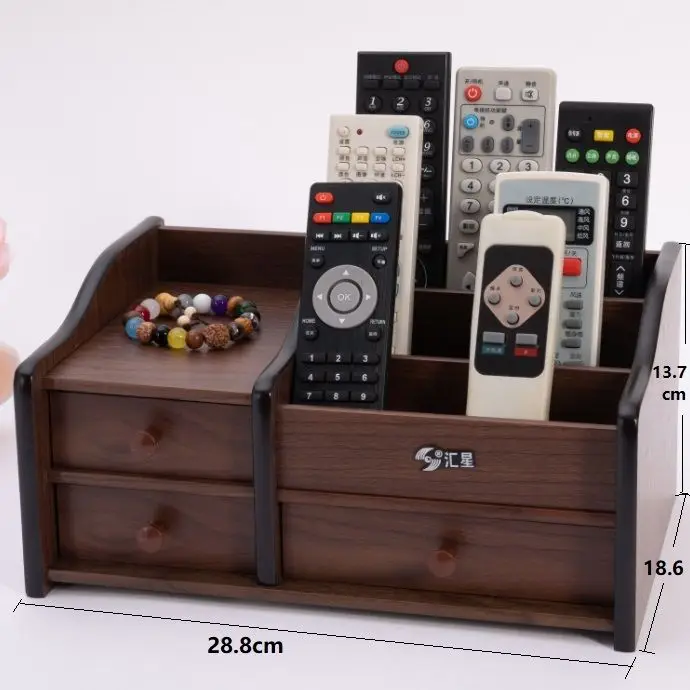 Desktop Afstandsbediening Board Opbergdoos Kantoor Woonkamer Koffie Tafelblad Tissue Opbergdoos Schommelende Afstandsbediening Doos ZG689
