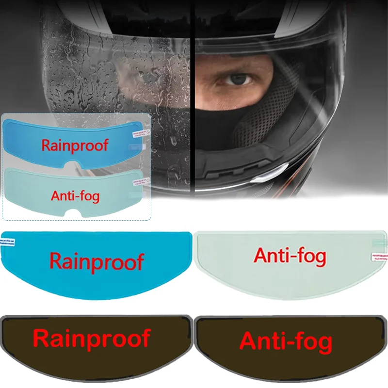 Universal Motorcycle Helme Anti-Fog Rainproof 2024 New Arrivals Nano Coating Clear Protective Patch Moto Electric Accessories