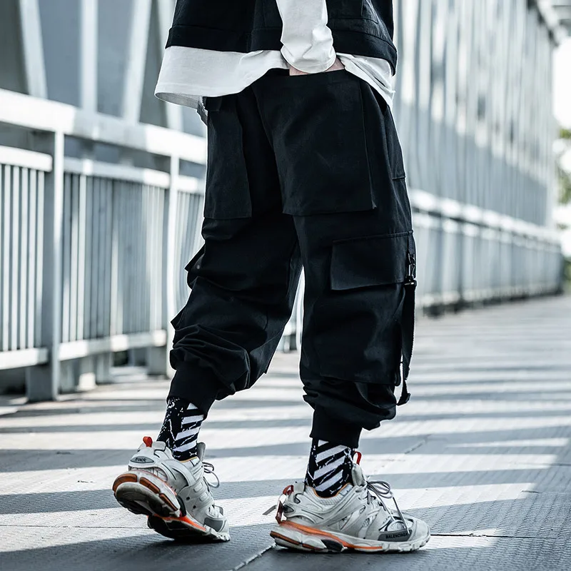 Fashion Men Jogger Pant Hip Ho - Techwear Pants Tactical review and price