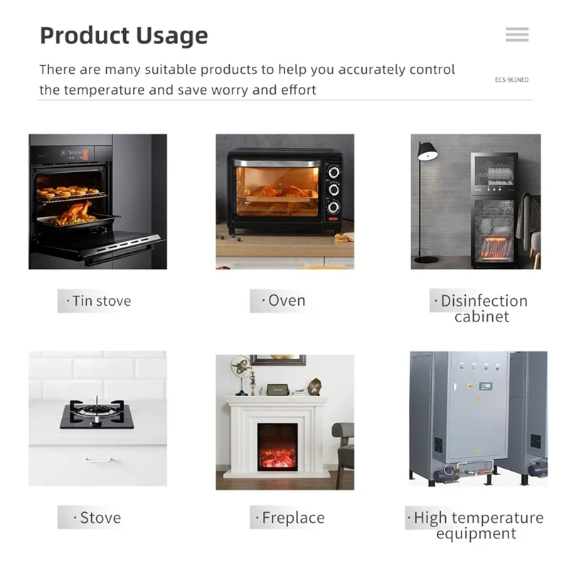 AB42-Digital Thermostat Hygrostat Temperature Humidity Controller Regulator Heating Cooling Control ECS-961NEO