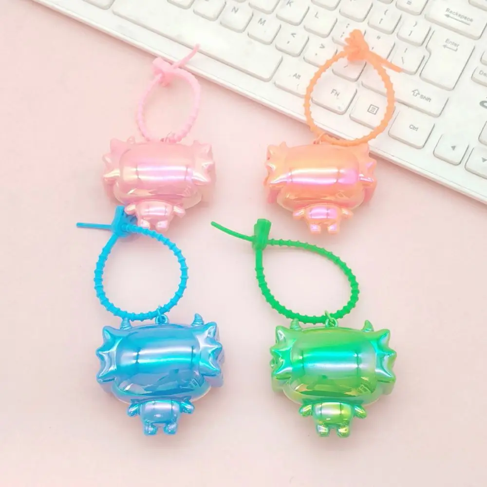 Pendant Shake Activated Squeaky Keychain Beeping Sound Portable Fidget Cartoon Cute Shake Sound Keychain Stress Relief